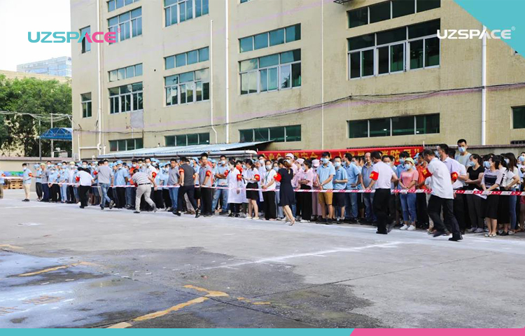 UZSPACEbc貸生產(chǎn)部舉行消防演練，筑牢心中“防火墻”