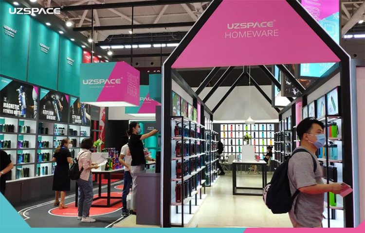 UZSPACEbc貸水杯參加深圳禮品展，解鎖禮品定制新功能